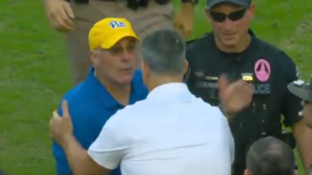 We Had A Good Old Fashion Shoulder Pat Off In The Handshake Between Miami And Pittsburgh