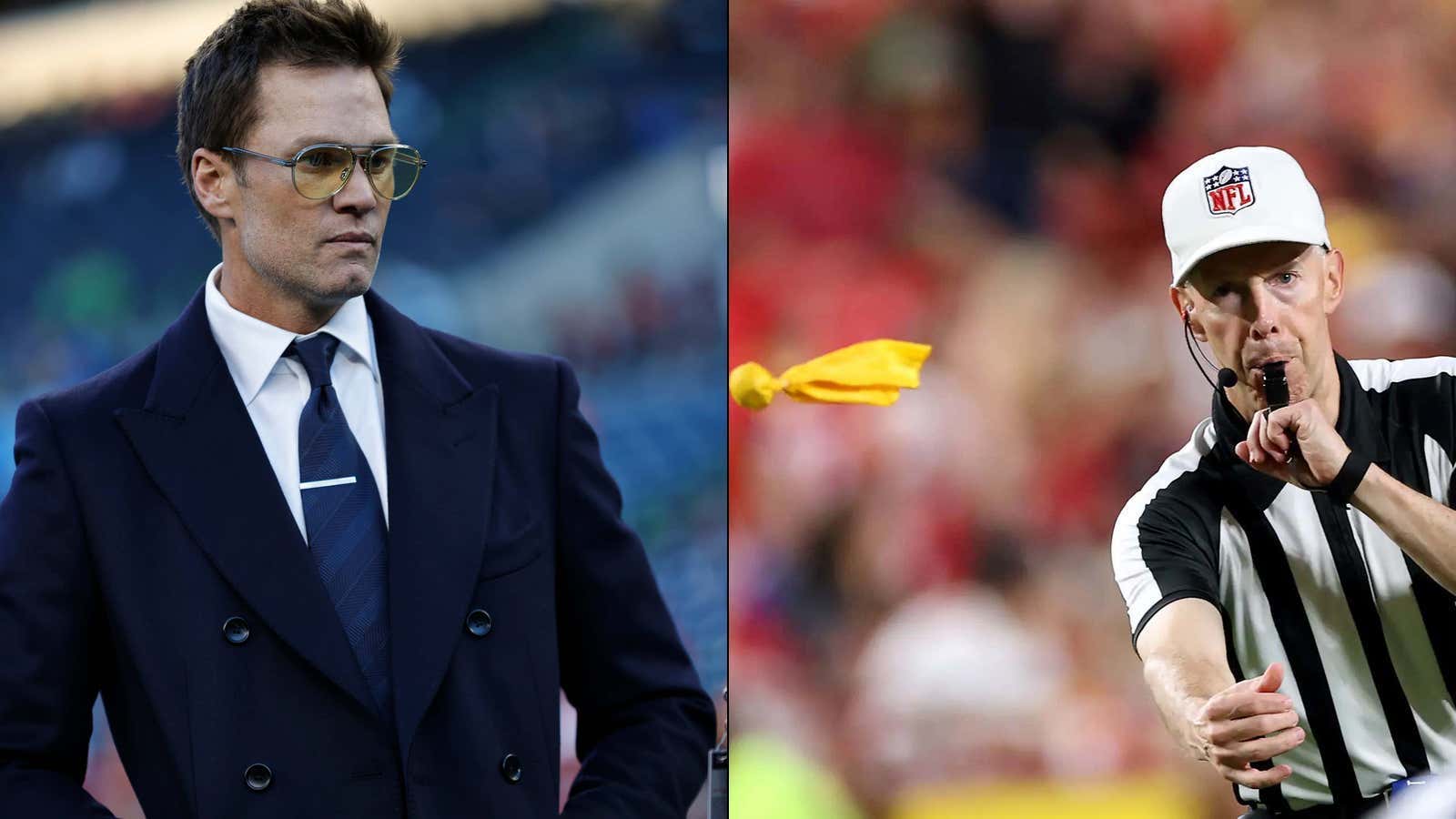 Raiders Owner Tom Brady is Using His Fox Gig to Make Things Painfully Awkward for the NFL and its Bad Officials