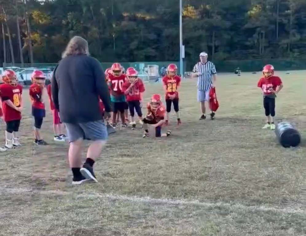 This Youth Football Dad Might Have Put An End To "Parents Tackle Kids Day" Once And For All