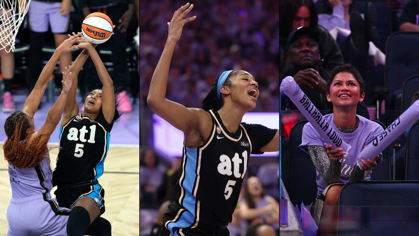 Angel Reese Chokes AGAIN In The WNBA Finals, This Time Only Scoring 7 Points To Go Down 3-2 (With Zendaya In Attendance Rooting Against Her)