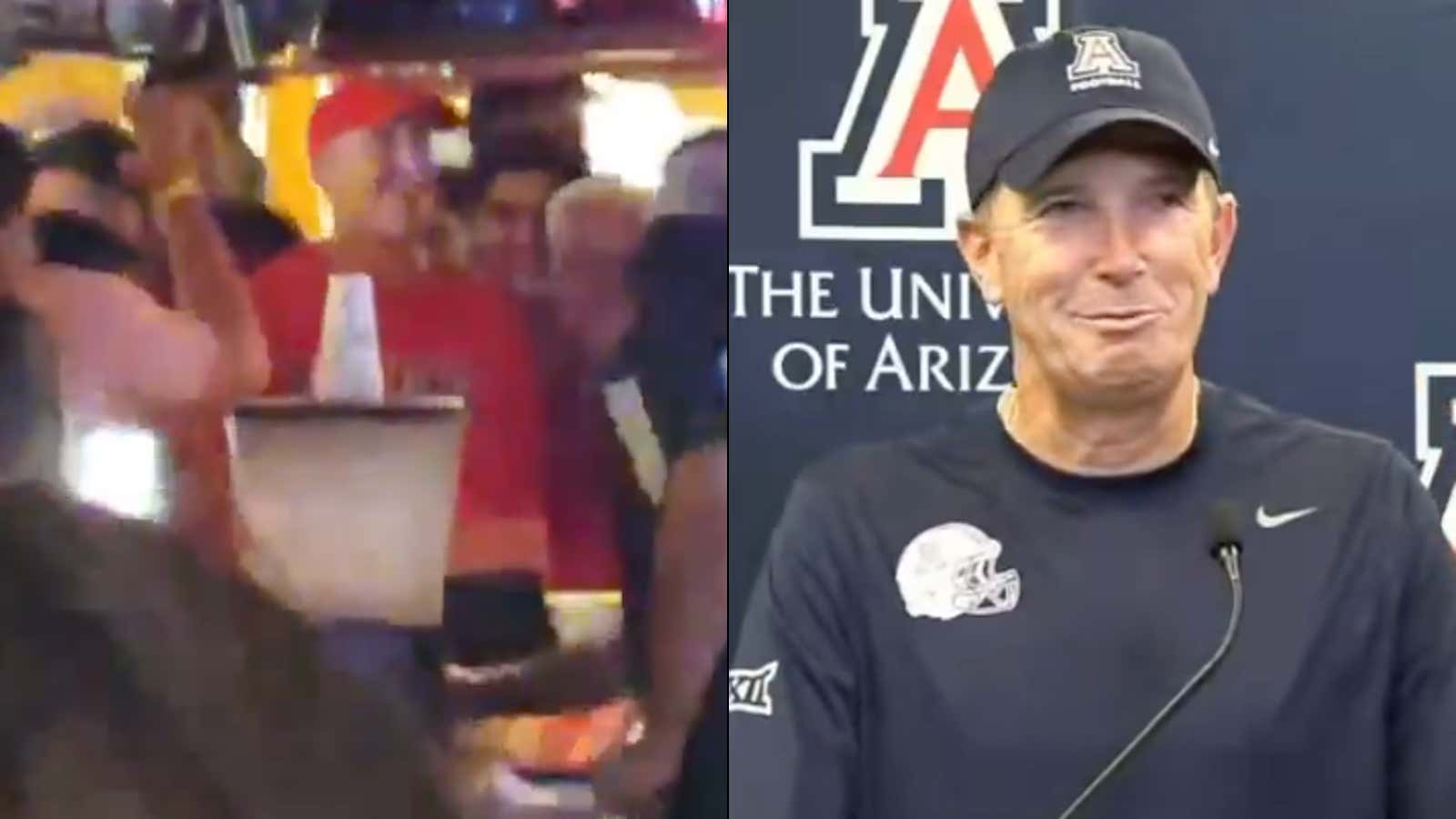 Coach Of The People: Arizona's Brent Brennan Showed Up At A Bar To Drop $2,000 On Tequila Shots For Fans Who Watched Them Beat Iowa State
