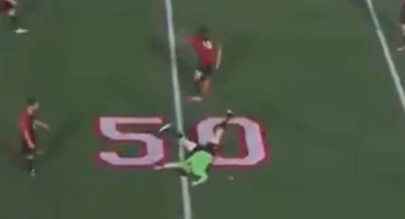 JACKED UP! – High School Soccer Ref Gets Blown Up By Player Who Was NOT HAPPY With The Red Card
