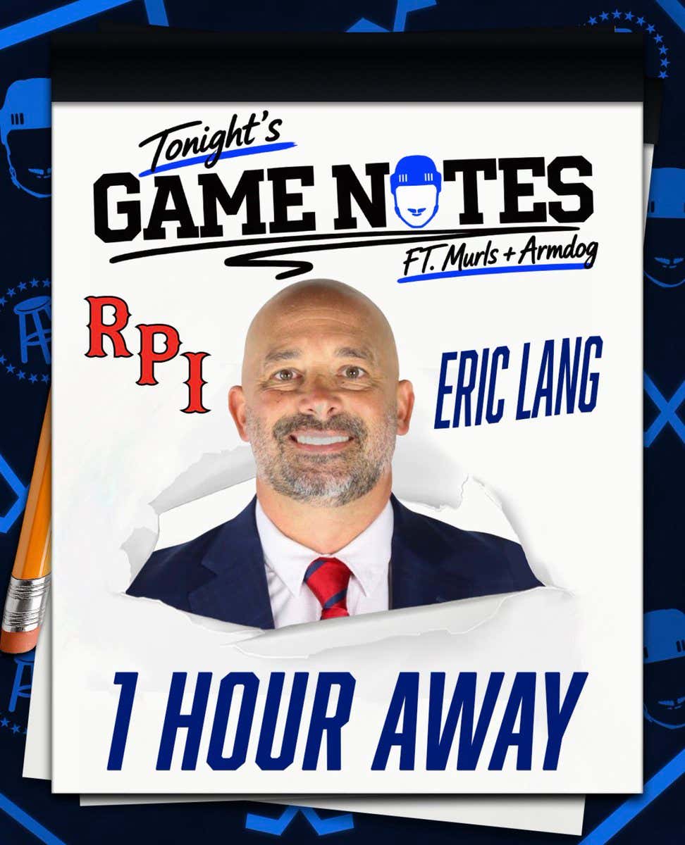 The Game Notes College Hockey Extravaganza With RPI Head Coach Eric Lang