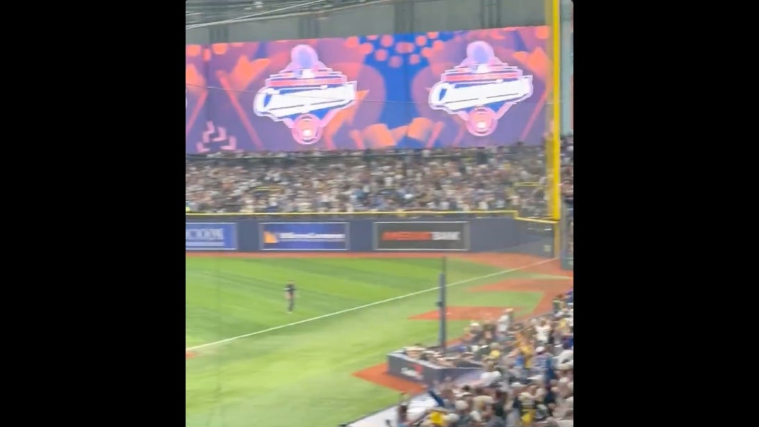 Did The Rays Scoreboard Prematurely Congratulate The Brewers On Winning The World Series After Cooper Pratt's Go-Ahead Home Run? It Looks Like It!
