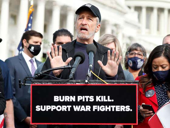 There Goes My Hero: Jon Stewart Calls Out Government For Hot Garbage