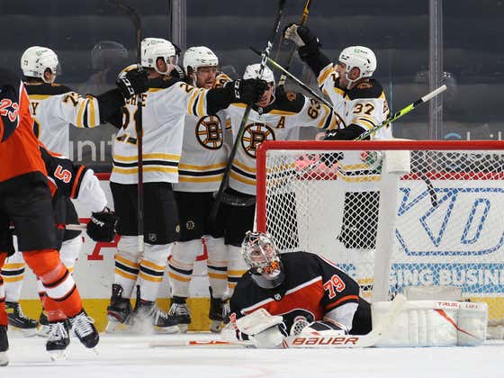 There Is No God Damn Quit In The Boston Bruins - Down 2 Pasta Caps Off The Hatty To Tie, Bergeron With The OT Winner.. BANG