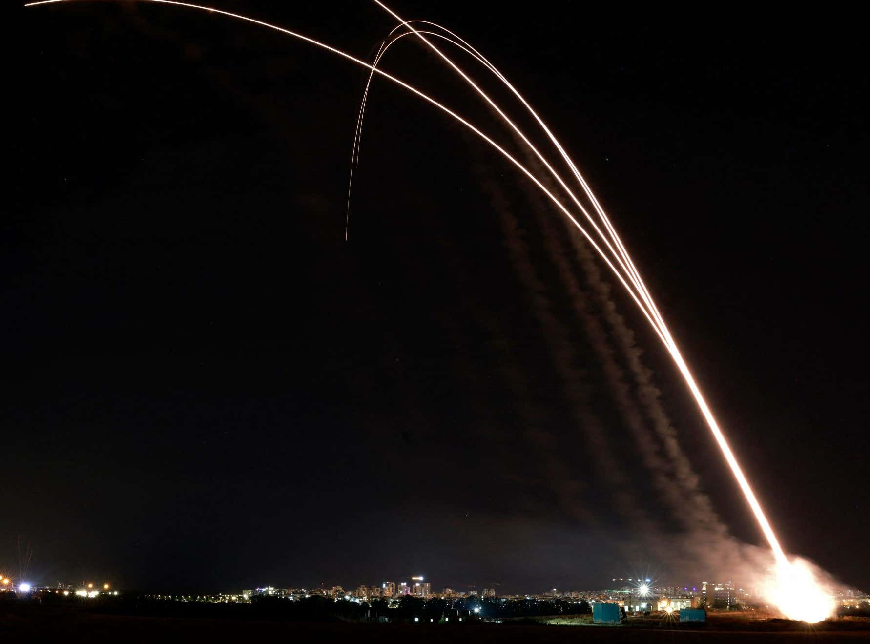 Videos Of The Iron Dome In Israel Intercepting Rockets MidAir Are