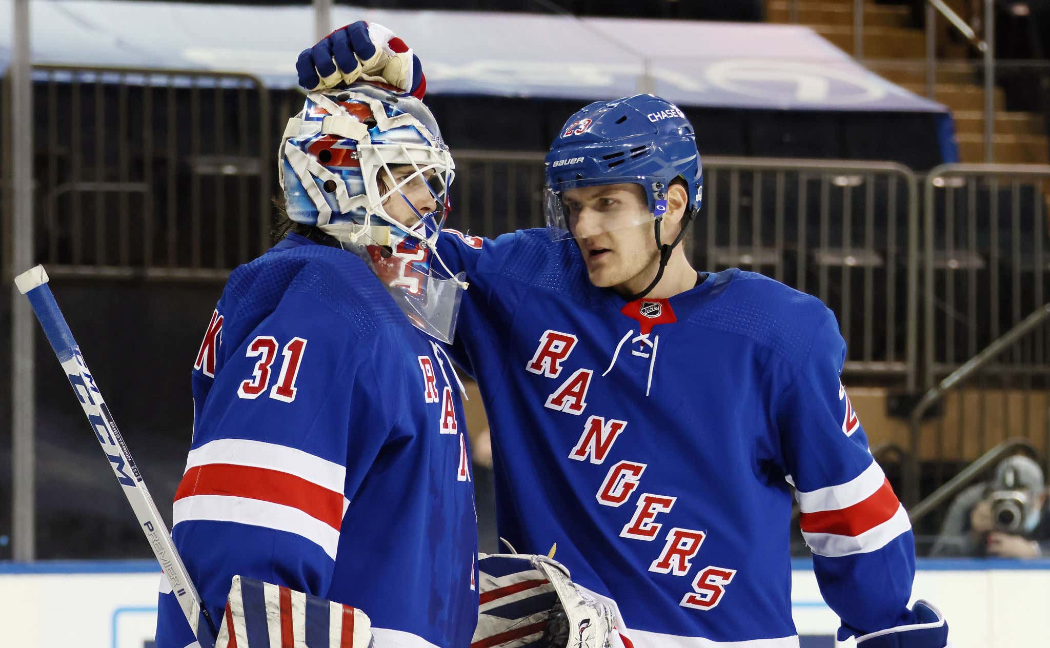 Blue-Liner Fox Leading Rangers From the Back