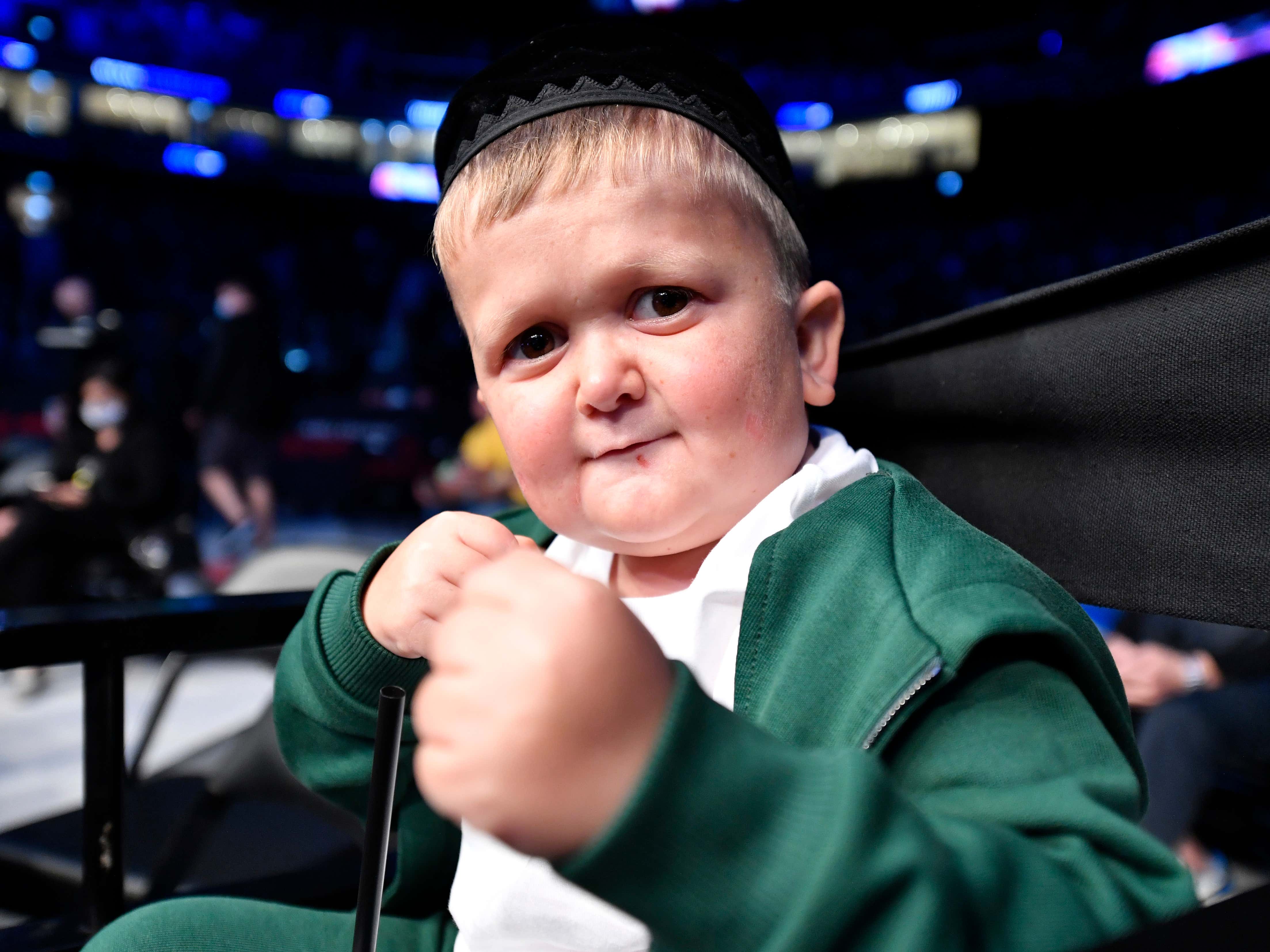 Hasbulla Meets His Biggest Fan Who Goes By The Name Of Shaq Barstool