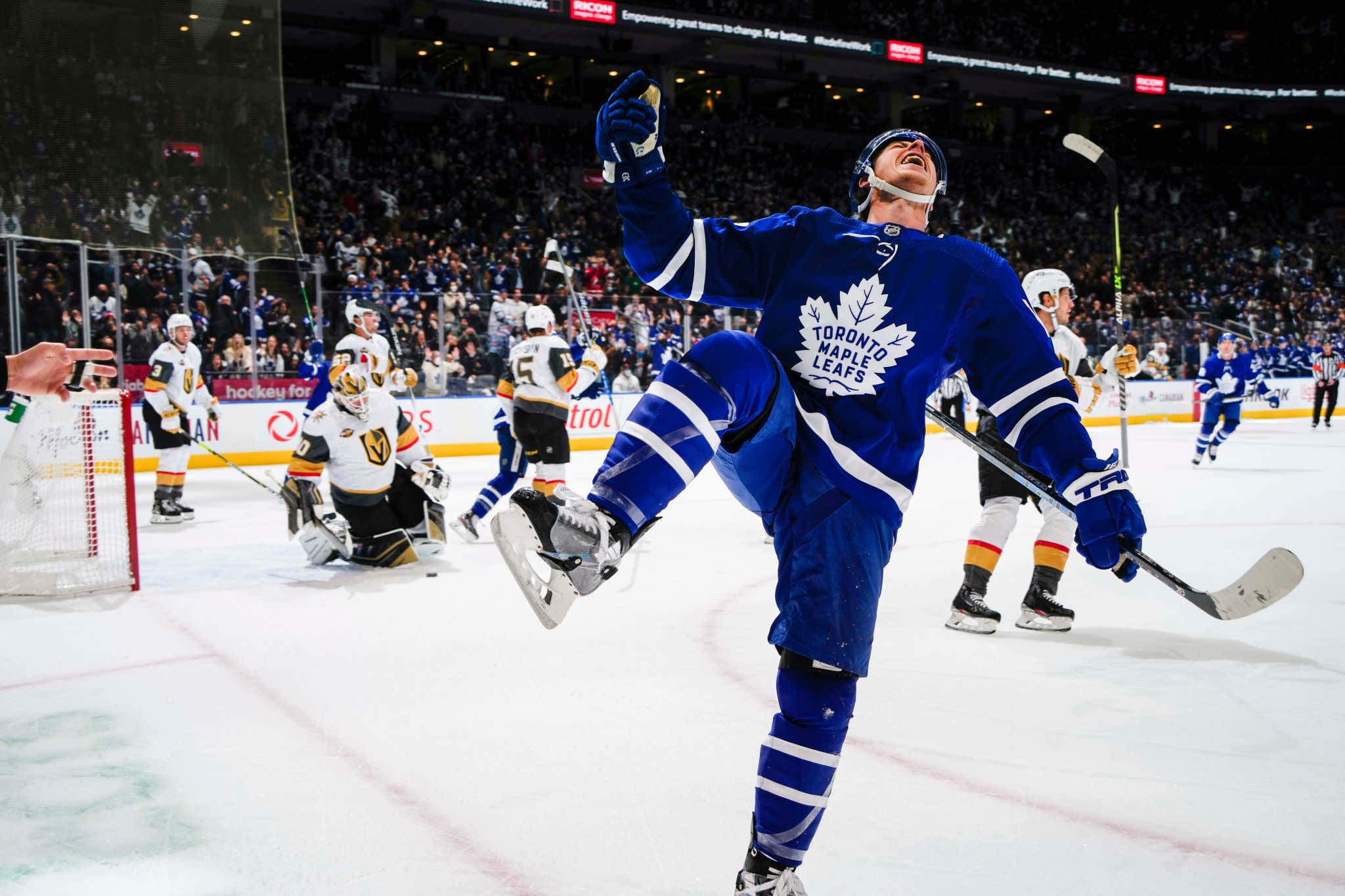 BREAKING: Mitch Marner Is Back And As Silky As Ever | Barstool Sports