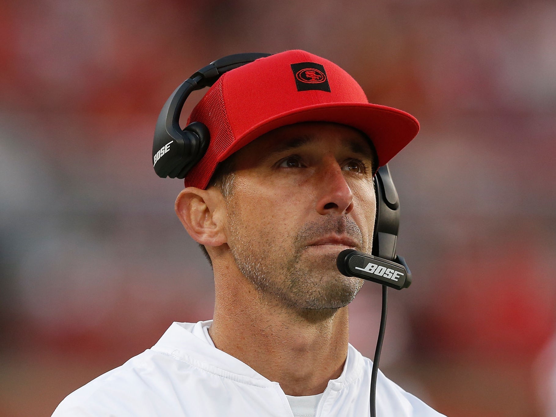 Kyle Shanahan Is Fucking Fed Up That He's Not Allowed To Wear His Famous And Very Cool 'Shanahat' During Games This Season