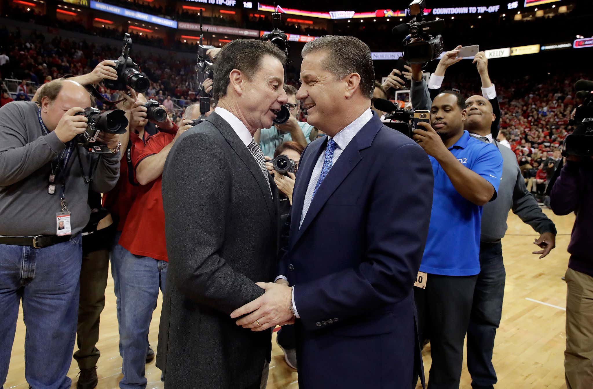 Control The Narrative: John Calipari Thinks Someone On The Committee Got Sick And That's Why He's Not Playing Rick Pitino In Lexington