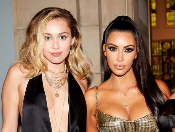 Kim K. Unfollowed Miley Cyrus Immediately After Miley & Pete Davidson's NYE Special