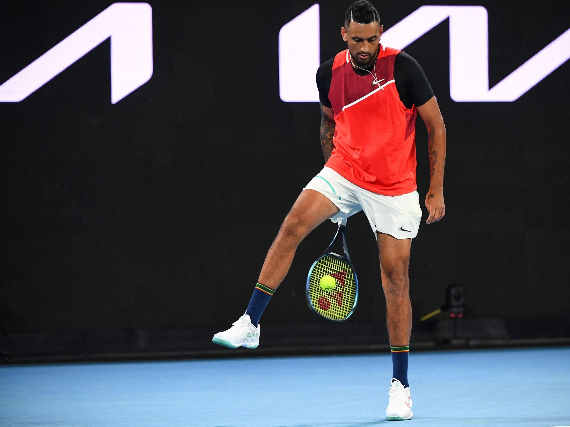 Nick Kyrgios Took The Stage Last Night At The Aussie Open And Continued To Prove Why He's One Of The Great Entertainers In Sports