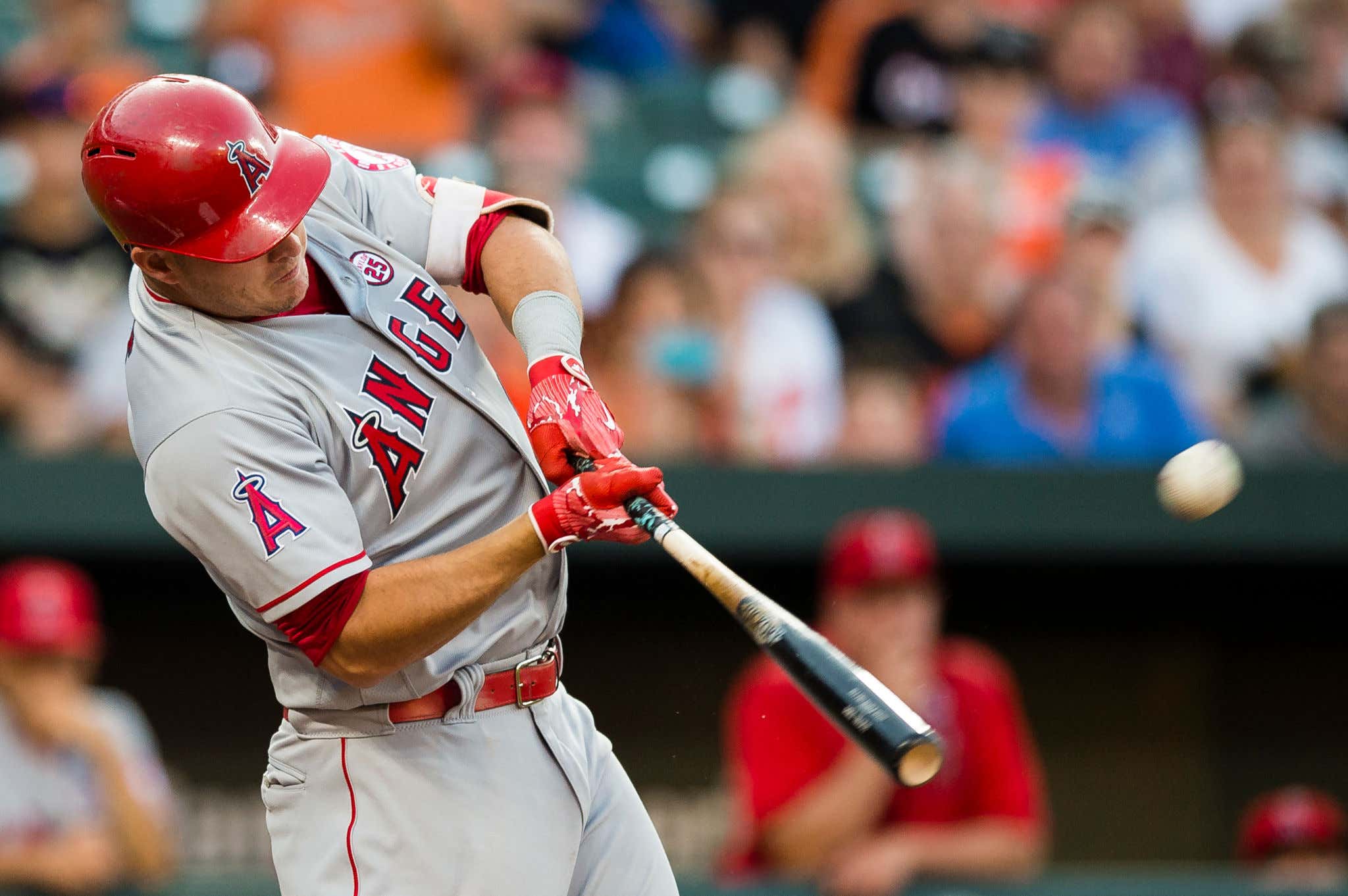 A Travel Baseball Team's Coach Rips Apart A Player's Swing In A Video Saying He Had A "Pitching Machine Swing". That Player Was Mike Trout.