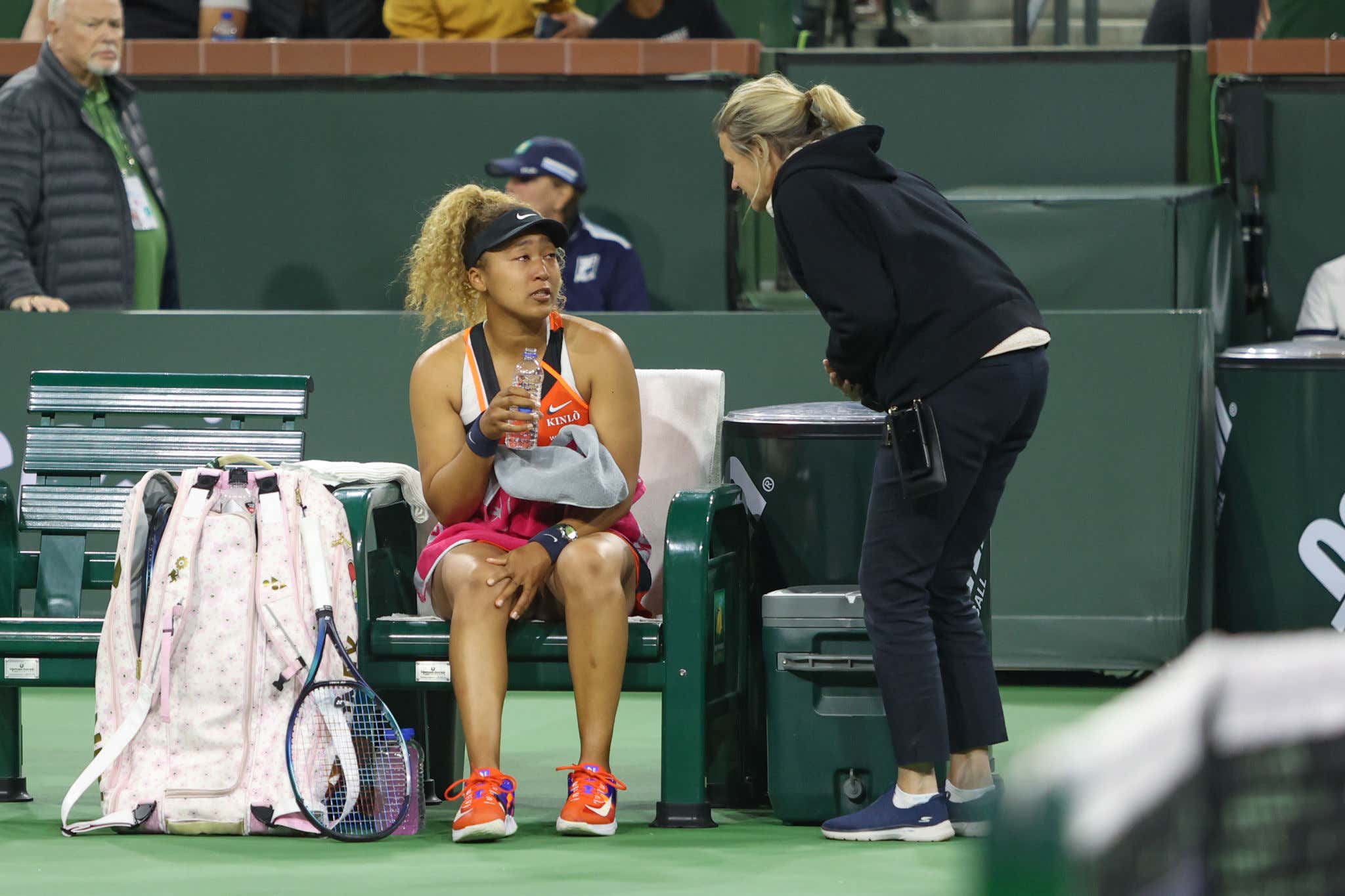 Naomi Osaka Broke Down in Tears And Asked The Chair Umpire For The Microphone To Address a Fan Who Heckled Her Mid-Match Screaming "You Suck"