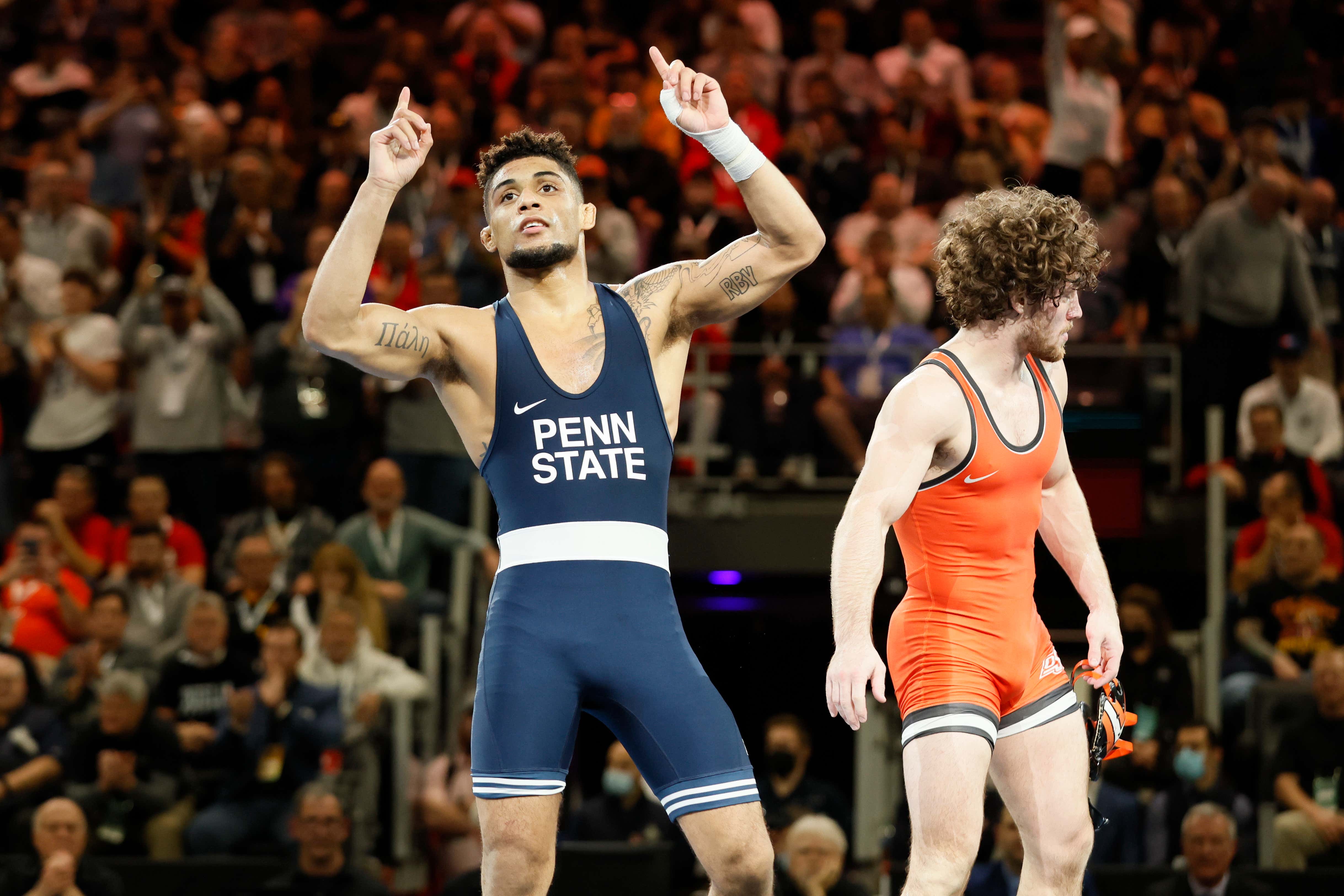 Two Time NCAA Champ Roman Bravo-Young Tells His Best Stories From College Involving Wrestling Micah Parsons And Getting His Pringles Stolen By Pat Freiermuth