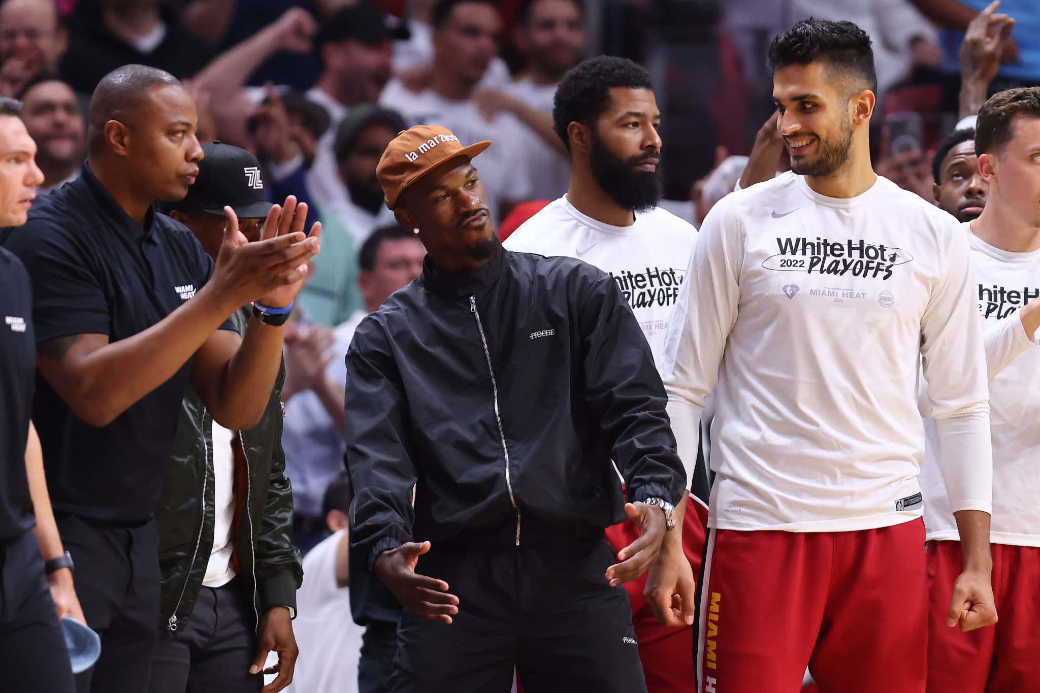 Worth It: The Heat Got Fined $15,000 For Posting A Gif Of Jimmy Butler Humping The Air While Celebrating On The Bench