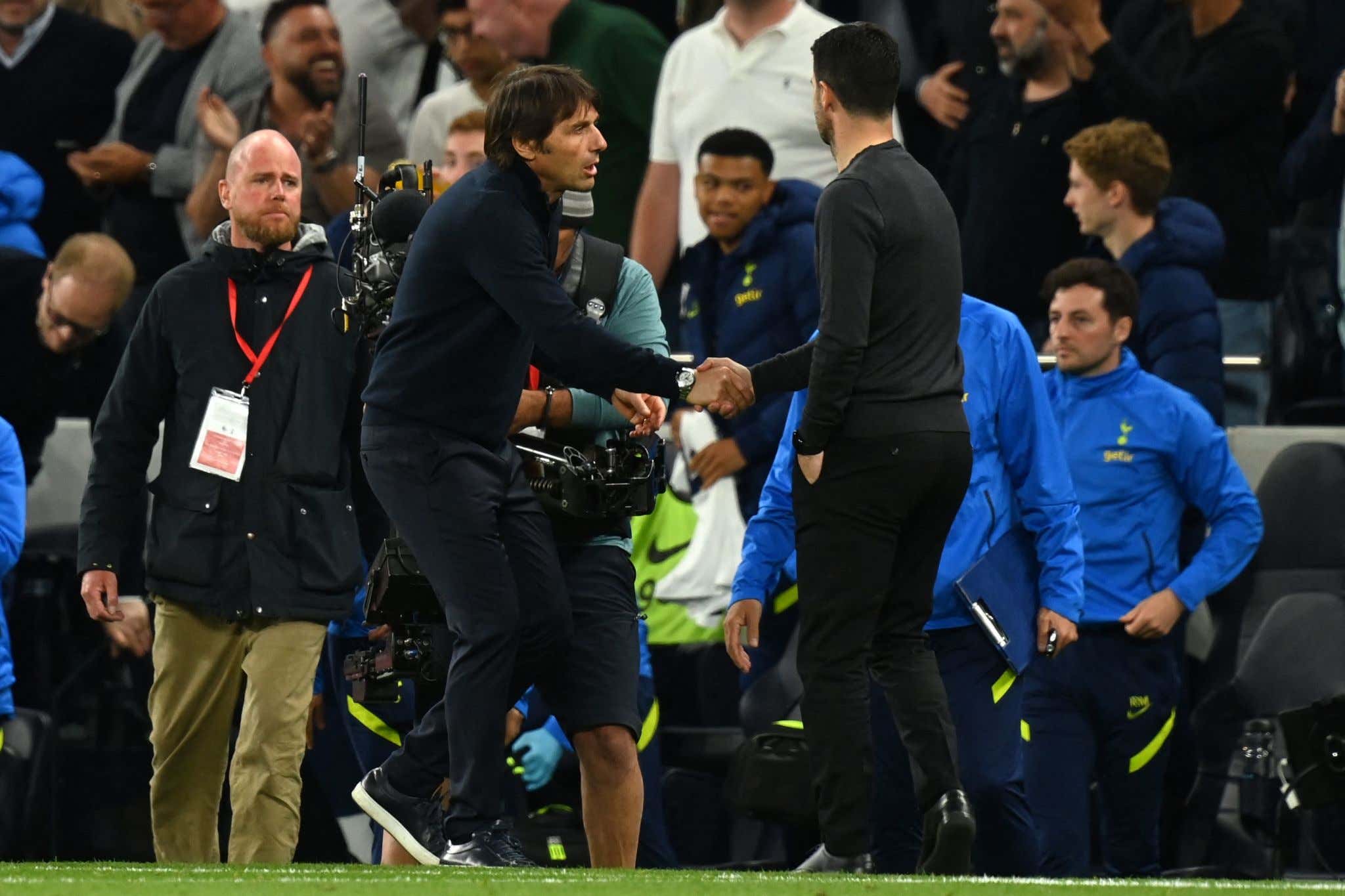 Antonio Conte Mocking Mikel Arteta After Tottenham Kicked Arsenal's Ass Was The Perfect Ending To A North London Derby