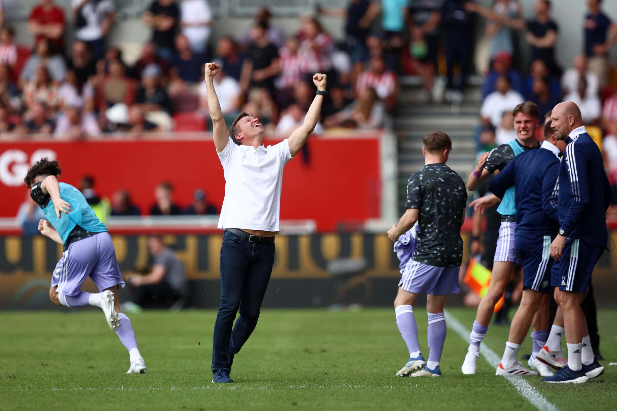 The Man Who Had To Battle 'Ted Lasso' Stigmas Helped Save Leeds United From Relegation And Delivered An A+ Locker Room Toast
