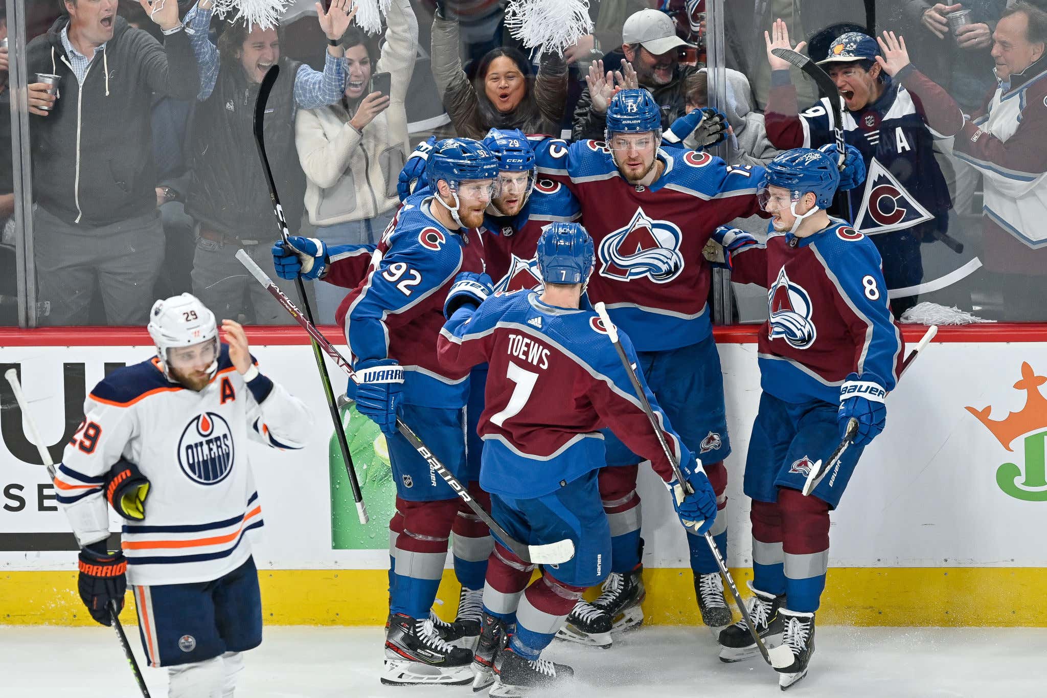 Avalanche, Oilers Combine For 14 Goals In Game 1 As Colorado Prevails 8