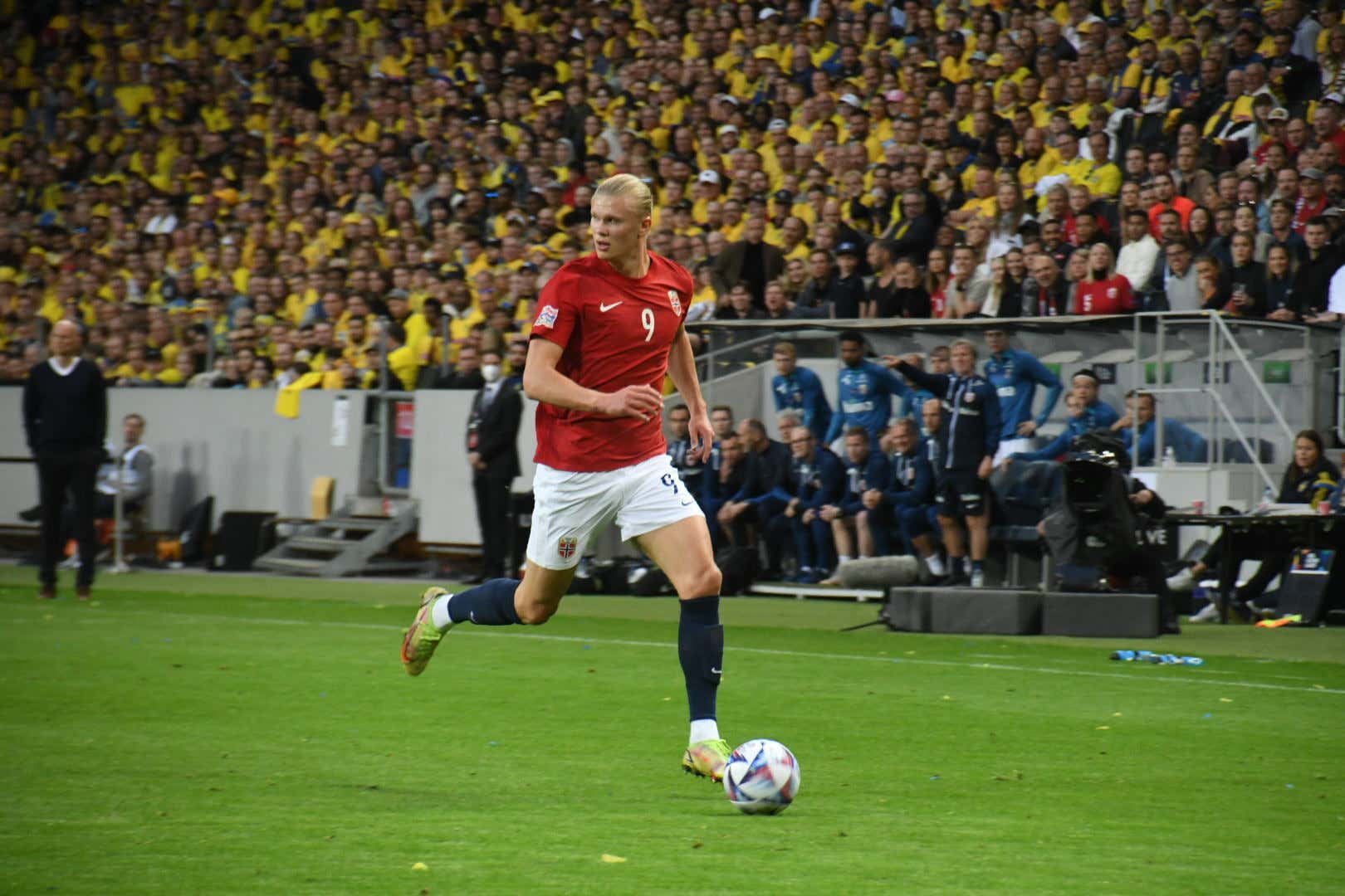 Erling Haaland Laughs And Immediately Scores After A Swedish Defender Called Him A 'Whore' And That He'd 'Break His Legs'