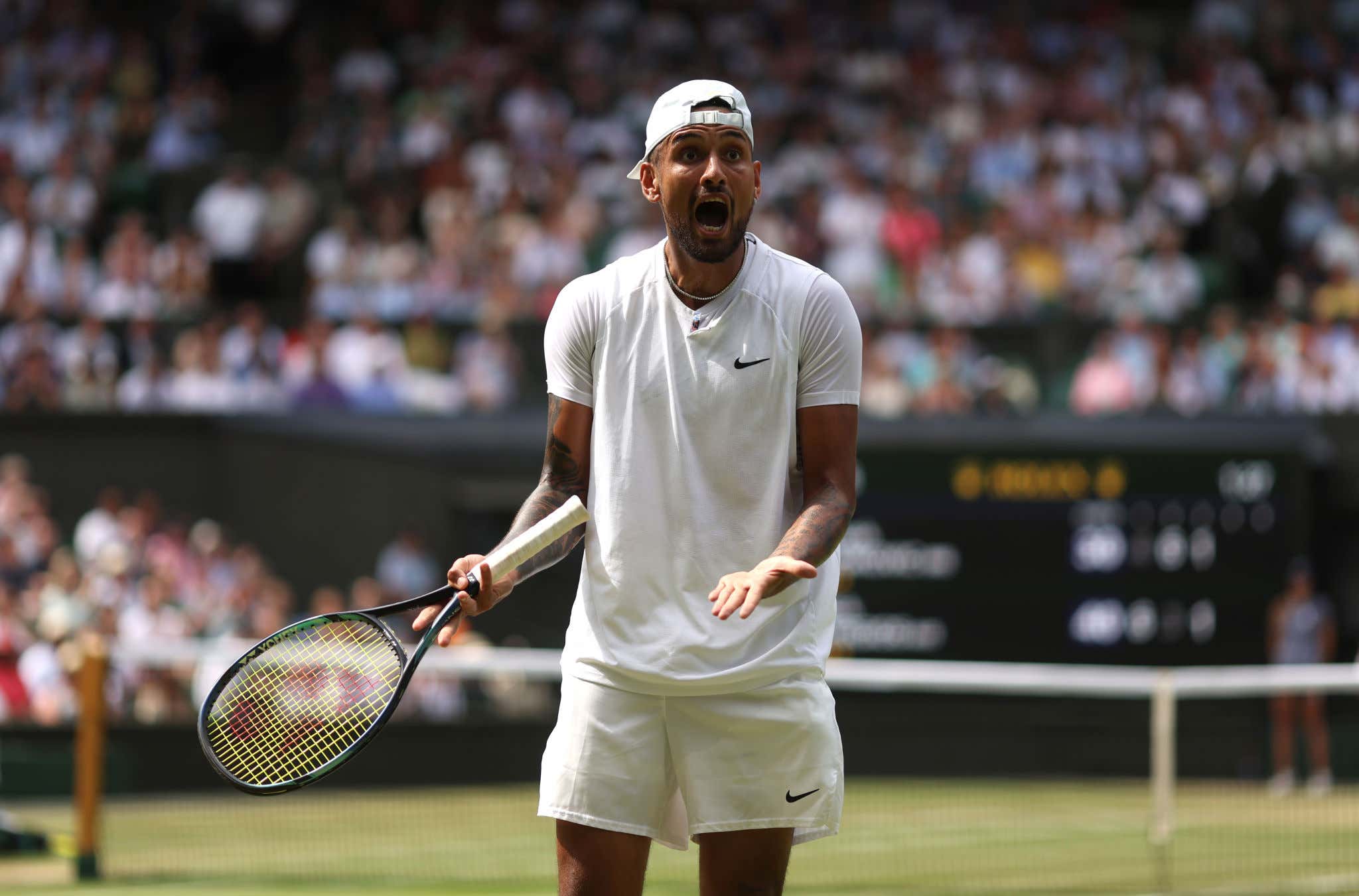 “She’s The One Who Looks Like She’s Had 700 Drinks” - Nick Kyrgios To The Umpire After a Fan Kept Shouting