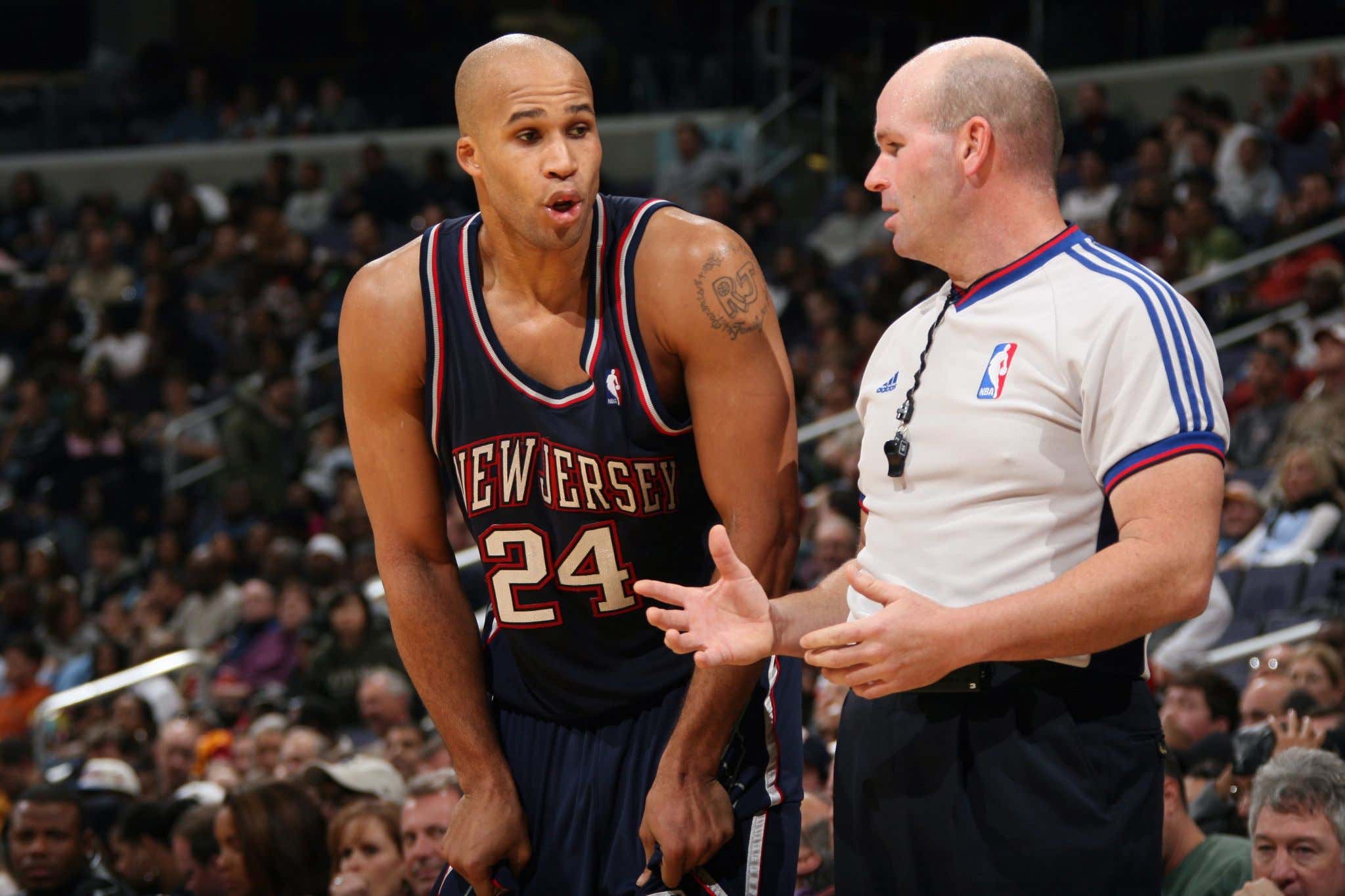 Tonight's Knicks Game Is Officially Under Protest Now That Richard Jefferson - Yes, That Richard Jefferson - Is Reffing The 2nd Quarter