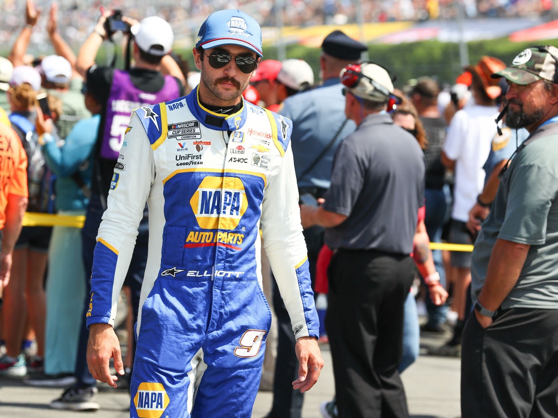 Chaos at the Poconos: Chase Elliott Wins After 1st and 2nd Place Finishers Denny Hamlin and Kyle Busch Get DQ'd