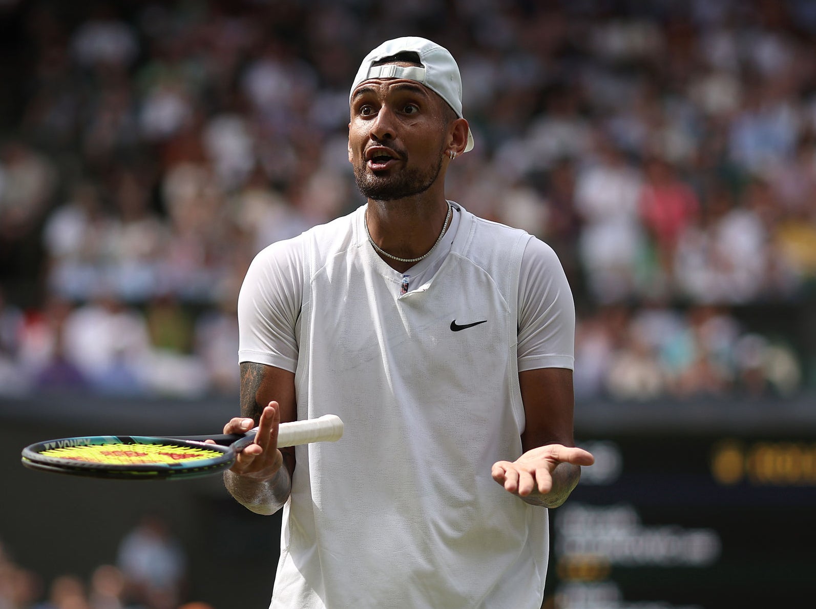 Nick Kyrgios Is Being Sued By The Woman He Hilariously Accused Of Having "700 Drinks" During This Year's Wimbledon Final