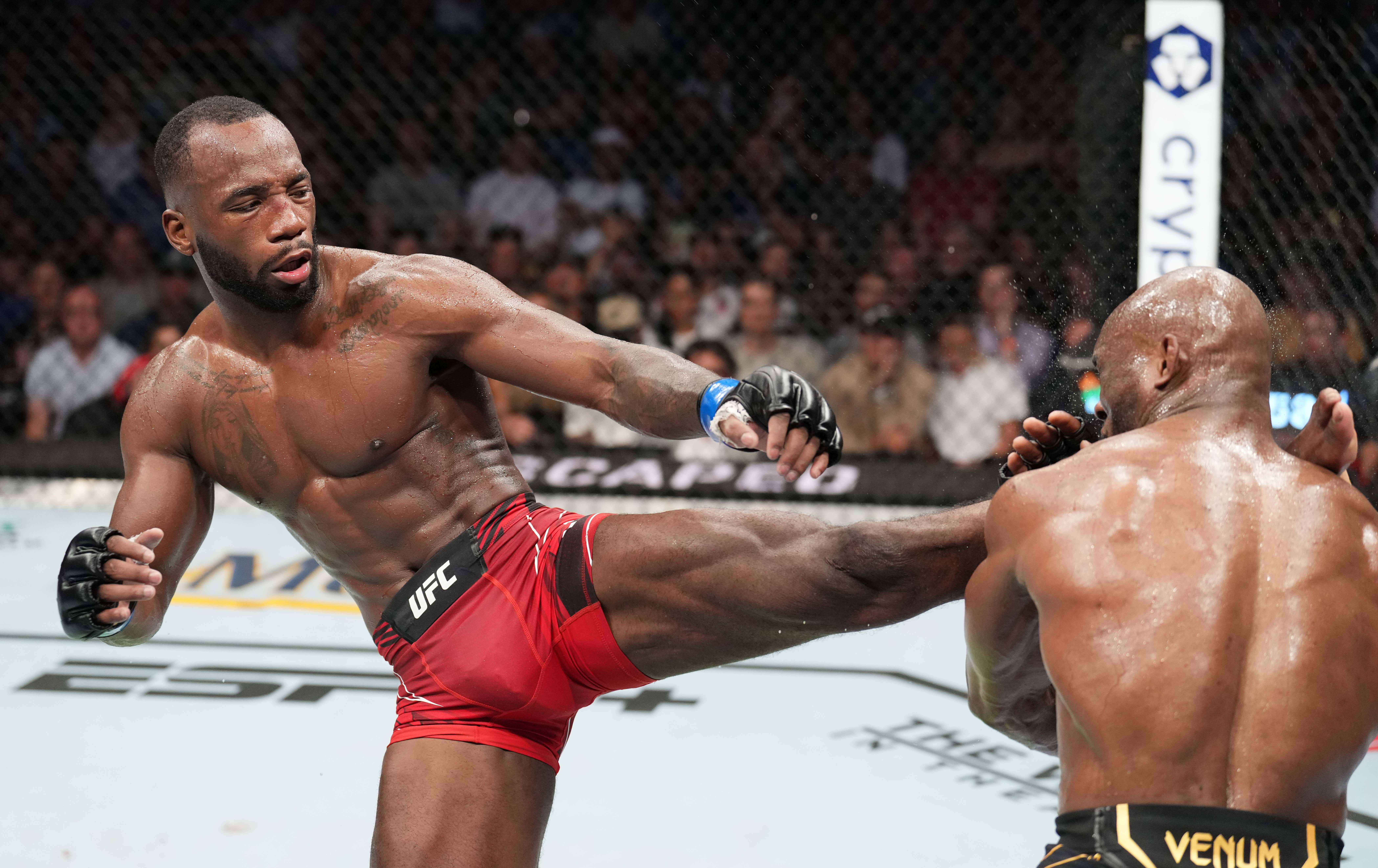 WATCH: Amazing Footage Of Leon Edwards Practicing The Exact Head Kick That Won Him The UFC Championship