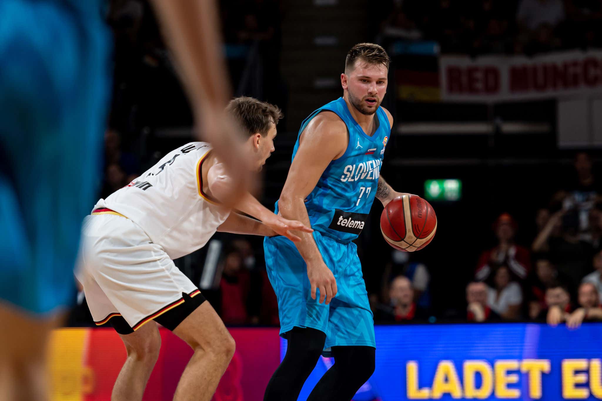 Luka's Pregame Routine Before Dropping 23 On Germany Was Simple Yet Elite - Smoke Heaters And Play Cards