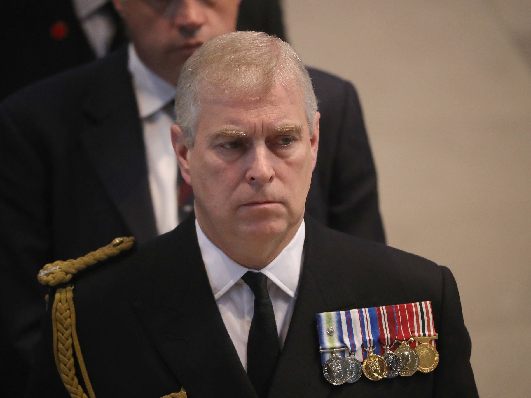 A Heckler Yelled "You're A Sick Old Man!" At Prince Andrew While He Walked Alongside His Mother's Casket During The Queen's Funeral Procession