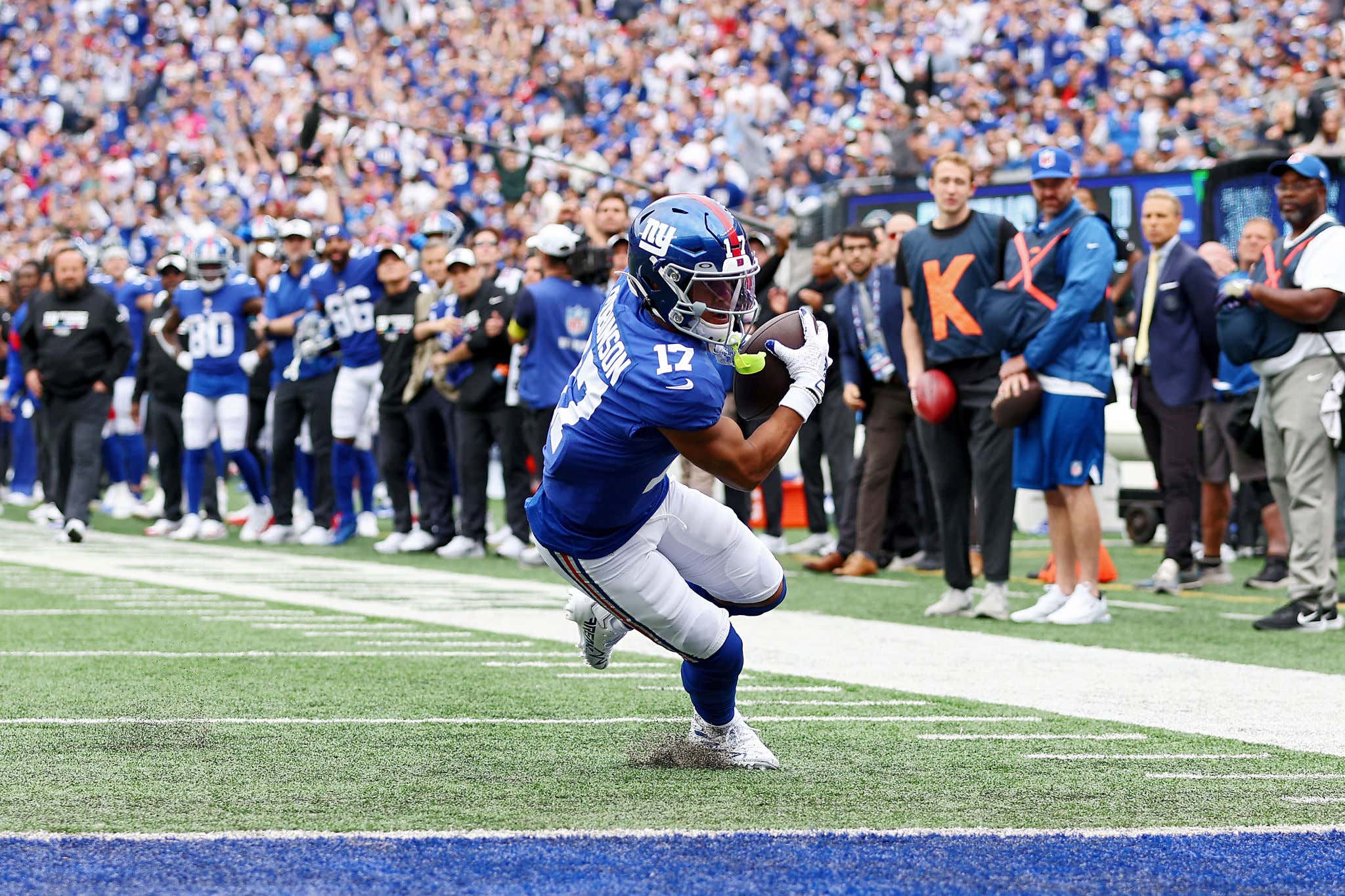 Pray For The NFL: Daniel Jones Finally Has A Wide Receiver To Throw To And His Name Is Future Hall Of Famer Wan'Dale Robinson