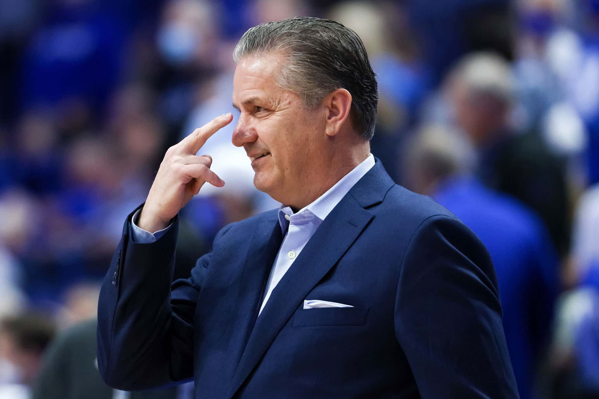 Coach Cal Is Taking Over The College Basketball World (Again) Thanks To His Big Brain Use Of Facial-Recognition Software
