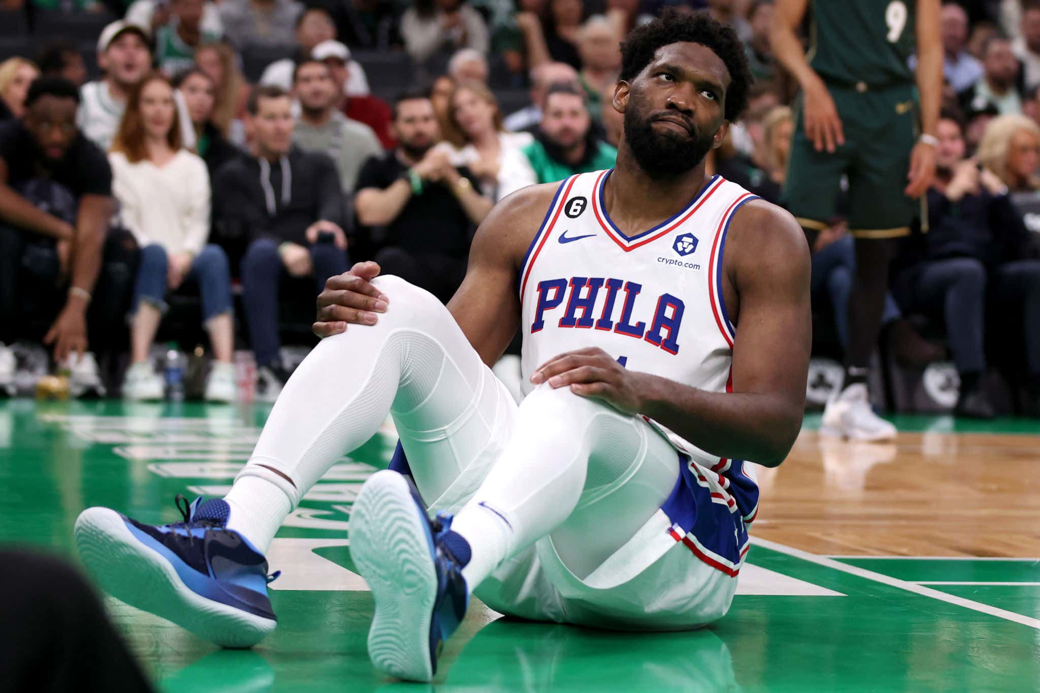 It's Literally Insane That Celtics Fans And Players Are This Upset With Joel Embiid For Trying To Secure A Rebound