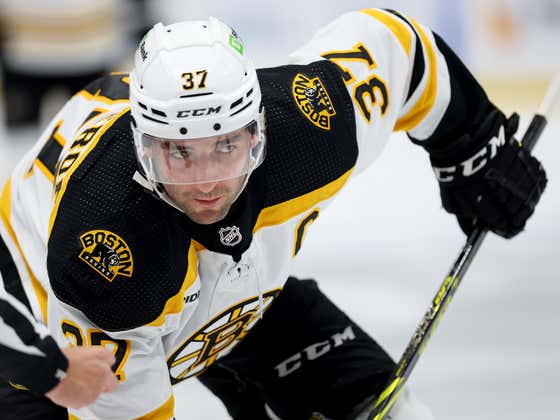 Patrice Bergeron Scored His 1000th Point And RA Dummied The Sportsbook