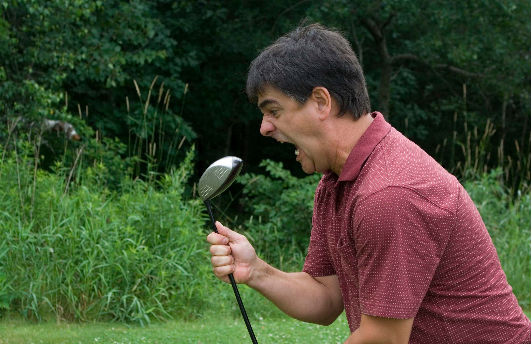 Sandbaggers Are The Worst But You Still Can't Go Around Biting People's Nose Off At The Golf Course