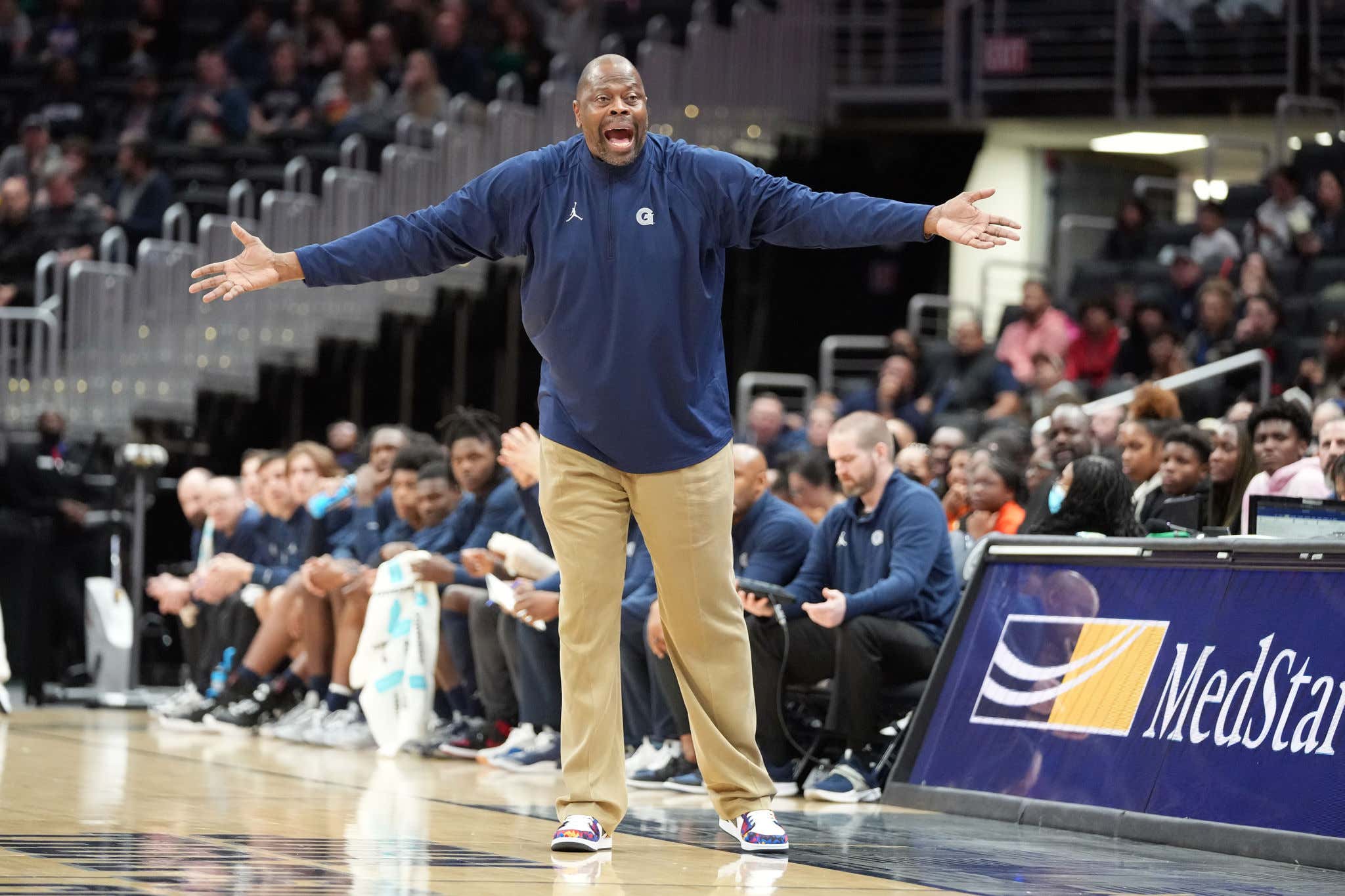 Georgetown Basketball Has Reached The Pathetic Level Of Confiscating Signs That Suggest Patrick Ewing Should Be Fired