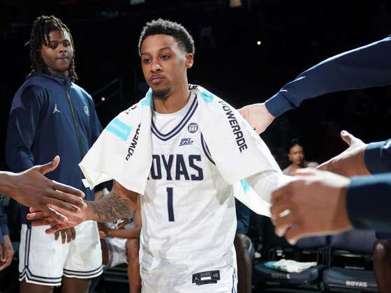RAISE THE BANNER - For The First Time In 29 Tries And 682 Days, The Georgetown Hoyas Finally Won A Big East Basketball Game