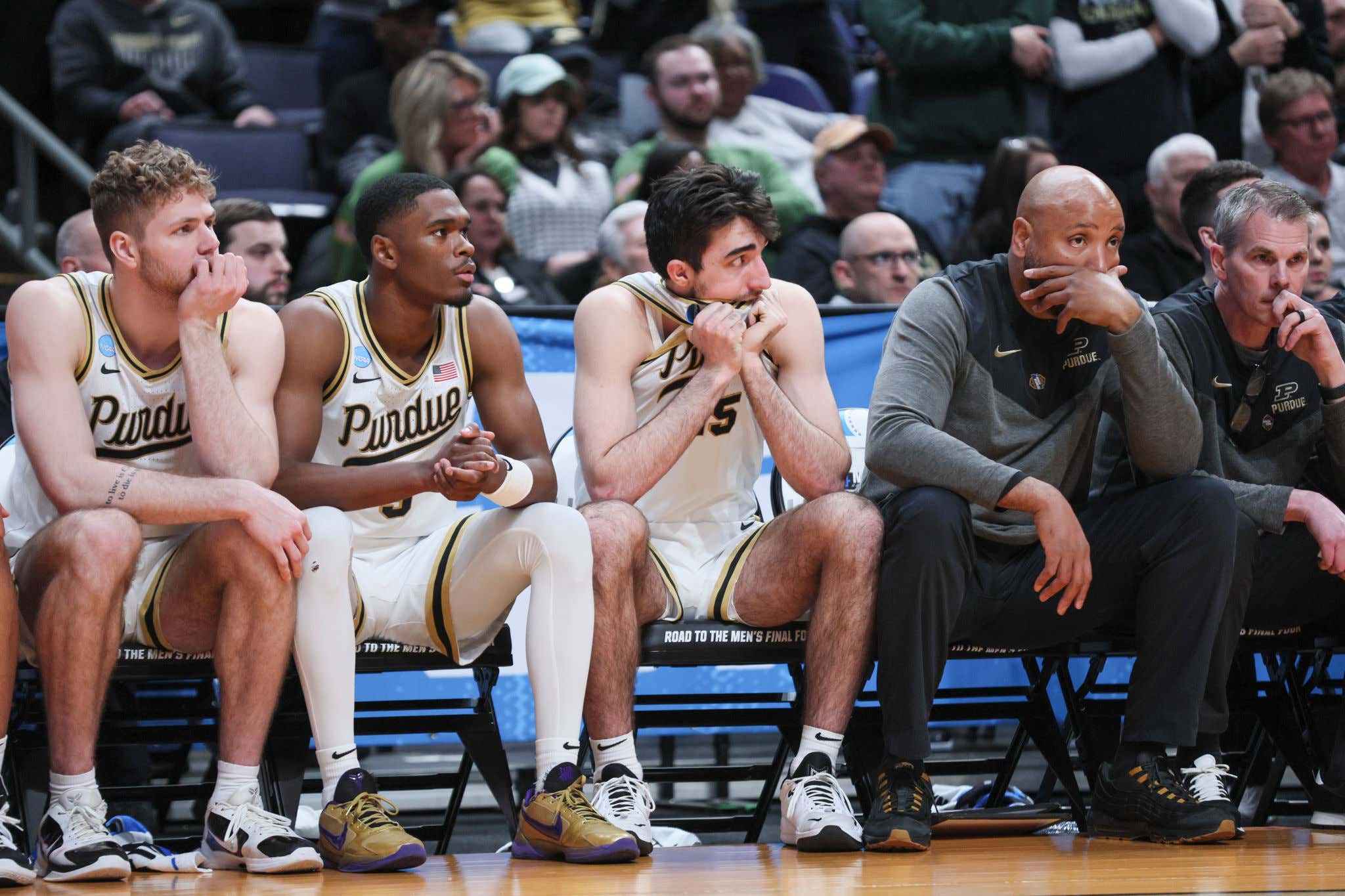 Disgusting - Someone In Purdue's Locker Room Finally Showed Some Fight And Punched The Everliving Shit Out Of A Whiteboard