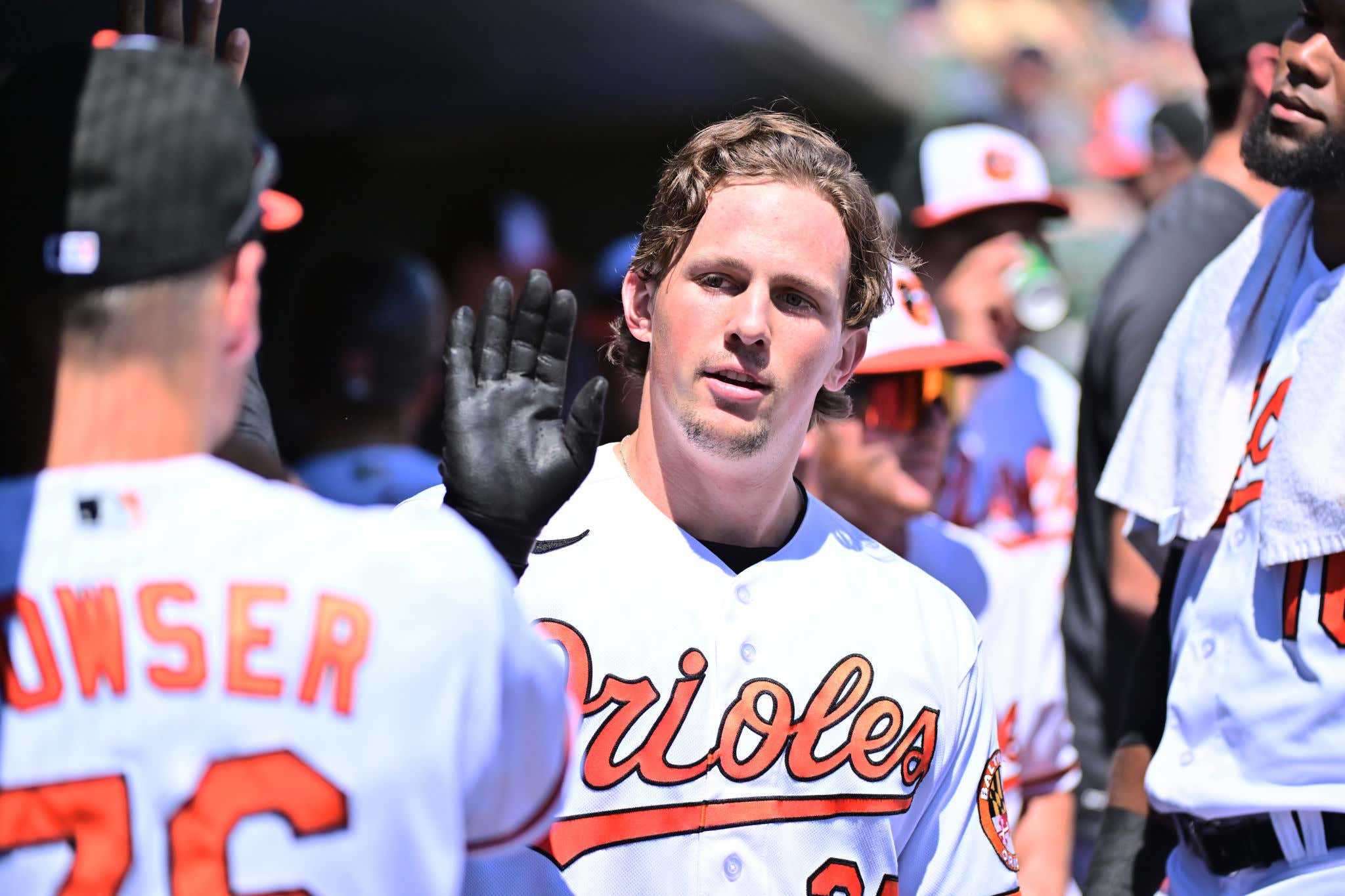 ADLEY RUTSCHMAN GOES YARD WITH HIS FIRST OPENING DAY SWING EVER!!!