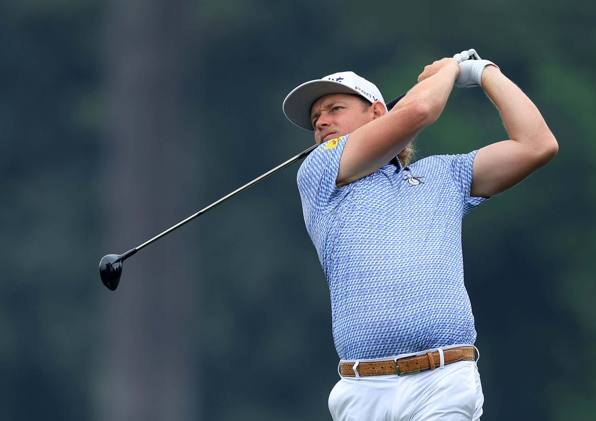Cameron Smith Might've Hit The Most Impressive Fairway Bunker Shot I've Ever Seen On The 8th Hole At The Masters