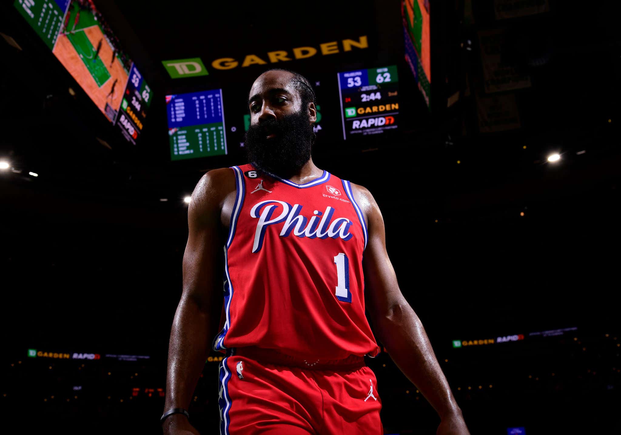 James Harden Is A Bad, Bad Man. Spanks The Balls Off Of Boston In Game 1
