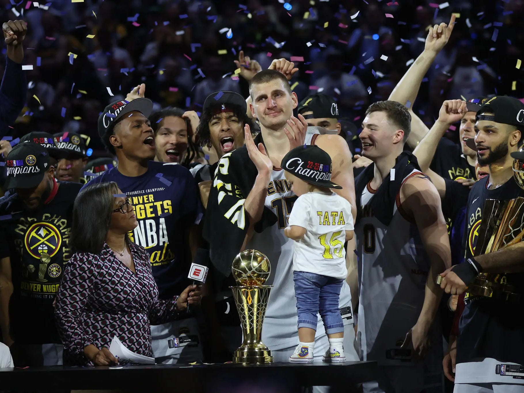 FOR THE FIRST TIME IN FRANCHISE HISTORY THE DENVER NUGGETS ARE NBA CHAMPIONS!!