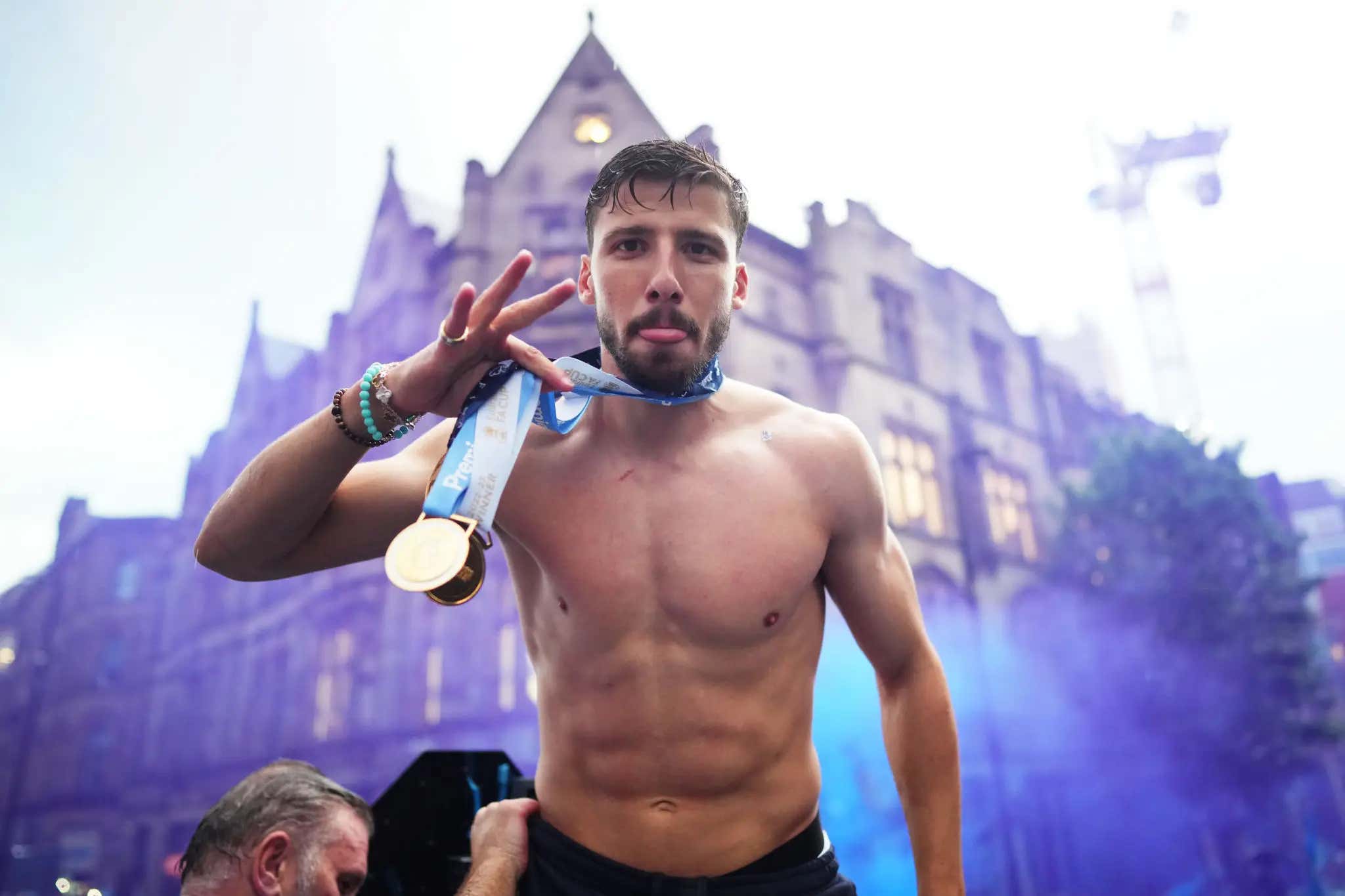 Get It Together: Ruben Dias Apparently Threw Up In Jack Grealish's Mom's Purse After Taking Two Shots During Man City's Title Celebration