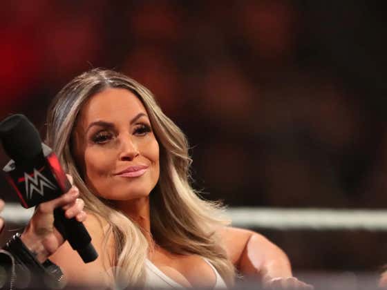 Trish Stratus In A Bikini Guaranteeing That She's Winning Money In The Bank Is Why She's The Undisputed Champ No Matter What