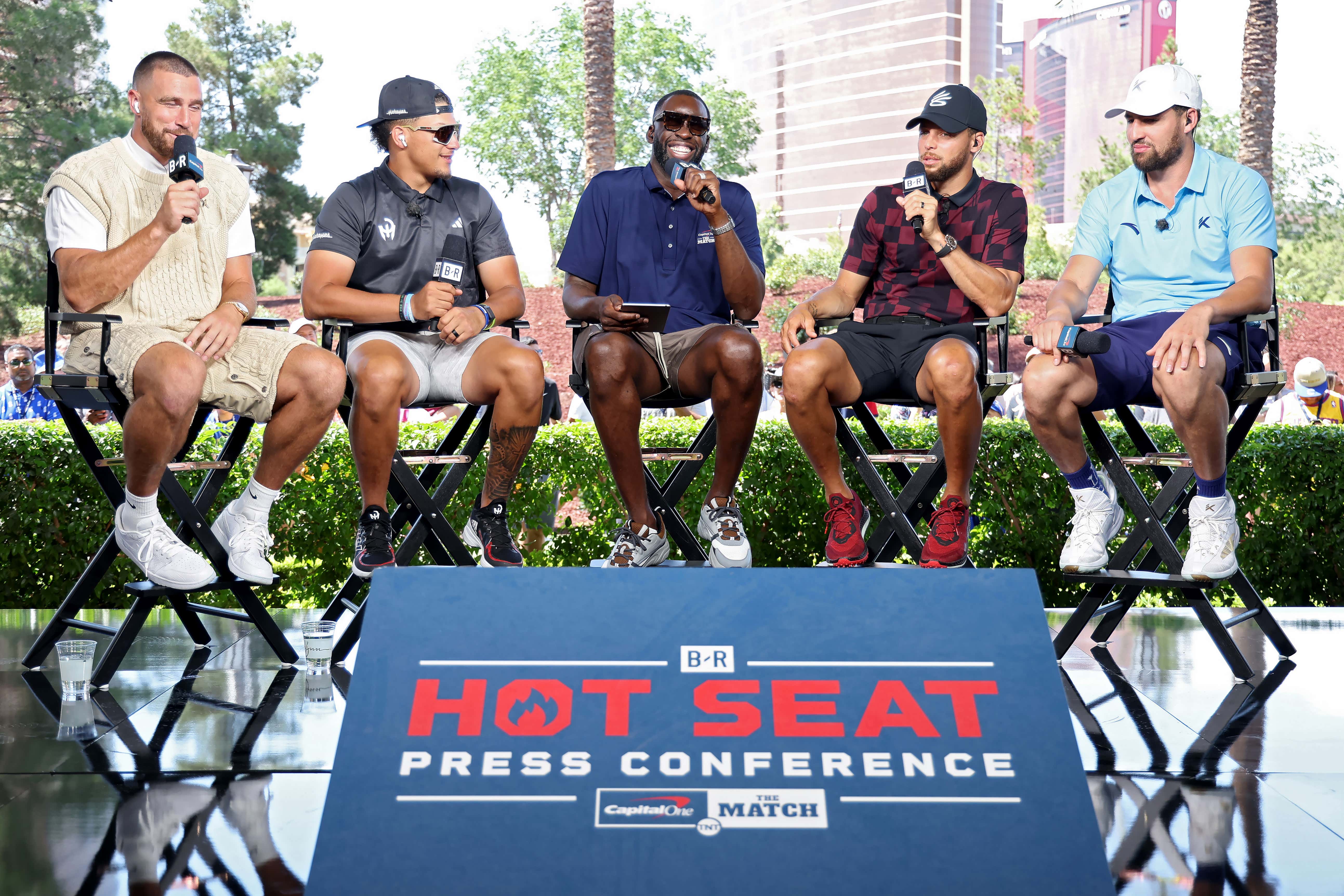 It Pains Me To Say This But Draymond Green Saved "The Match" On Thursday Night By Talking Shit, Attempting To Chug Beers, And Being Absolutely Hilarious