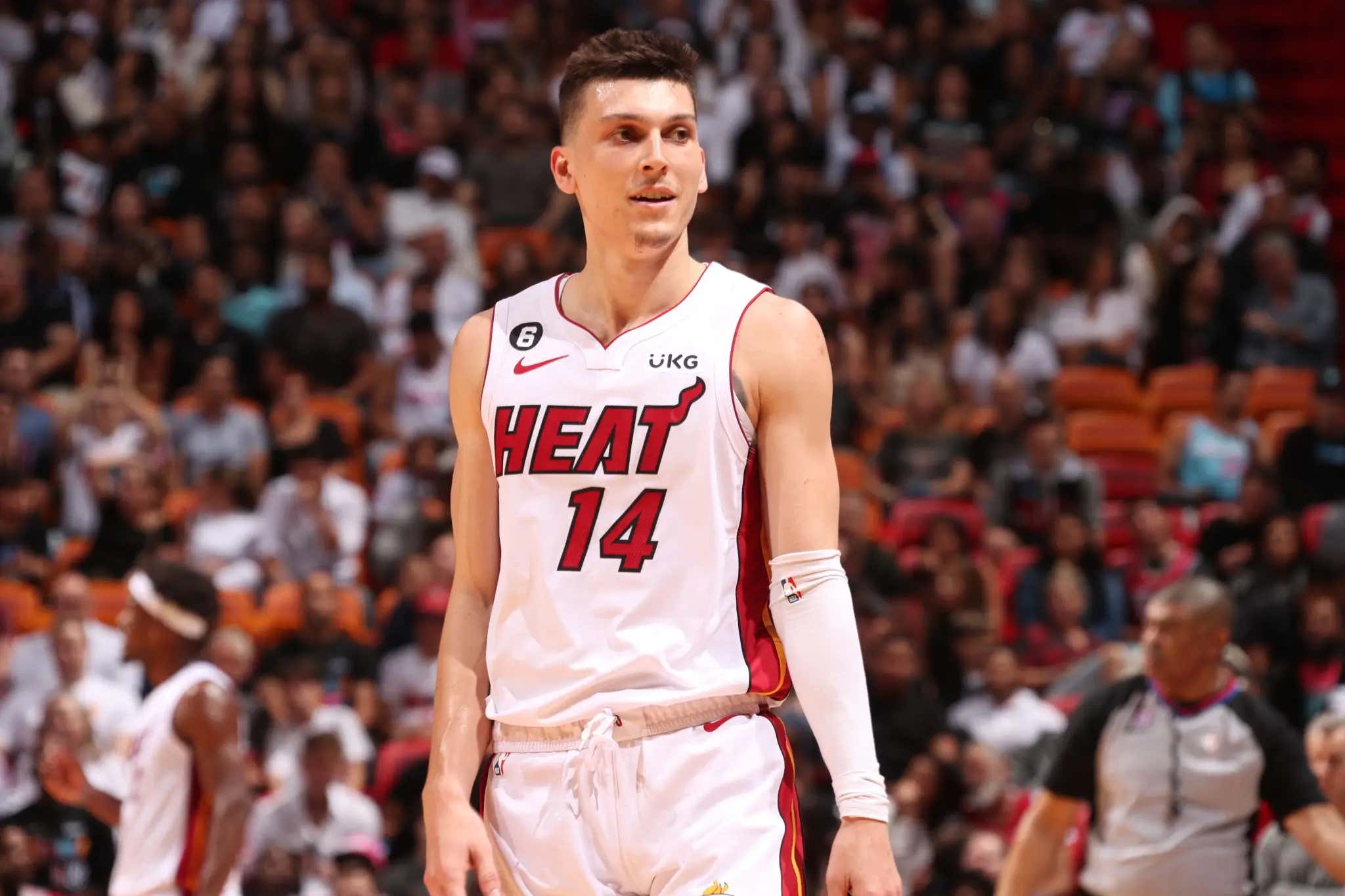 Tyler Herro Has Removed All Signs Of The Heat From His Twitter Profile Which Naturally Means The Damian Lillard Trade Could Happen At Any Moment