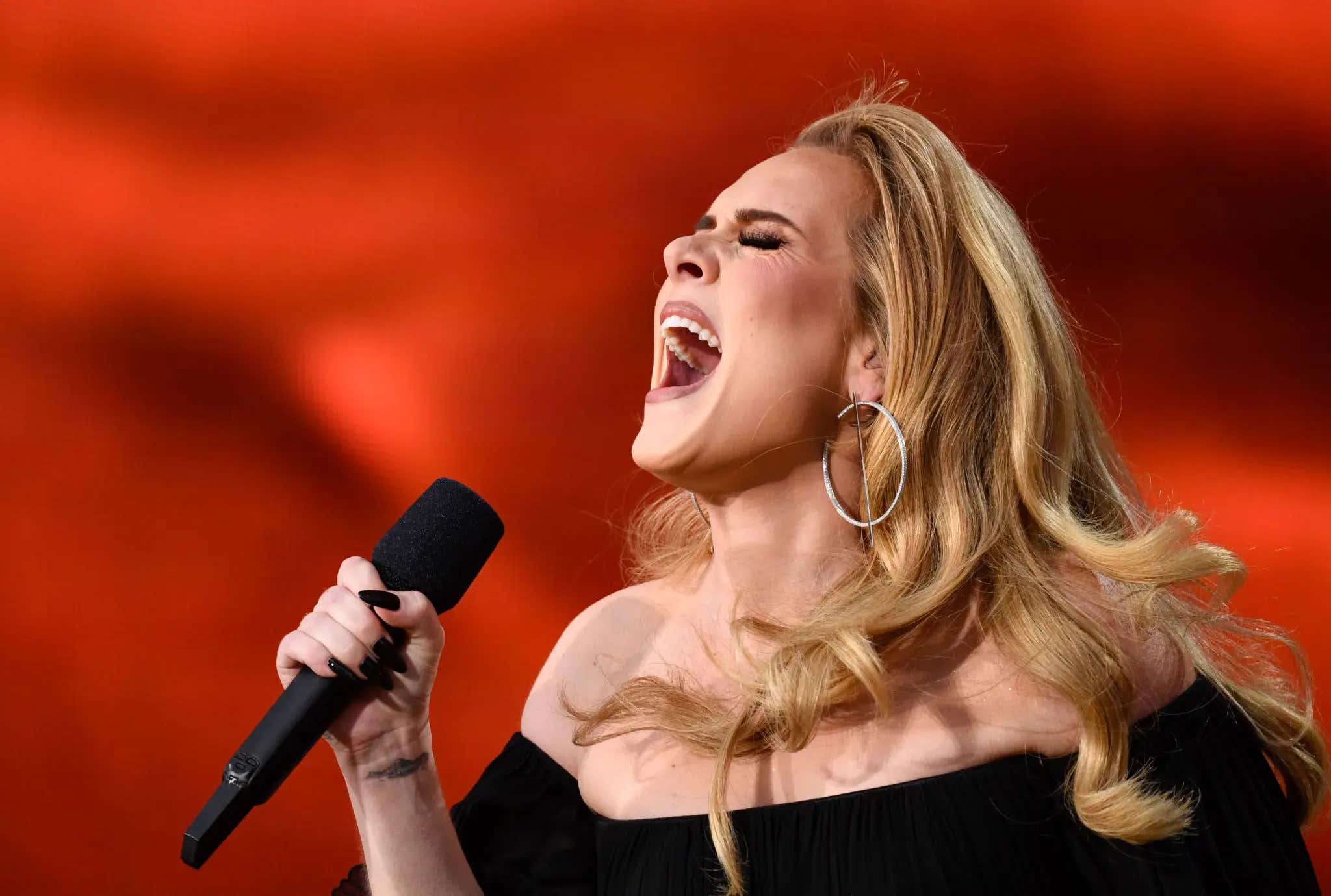 Adele Heard About Fans Throwing Stuff At Performers On Stage And Equipped Herself With a T-Shirt Cannon